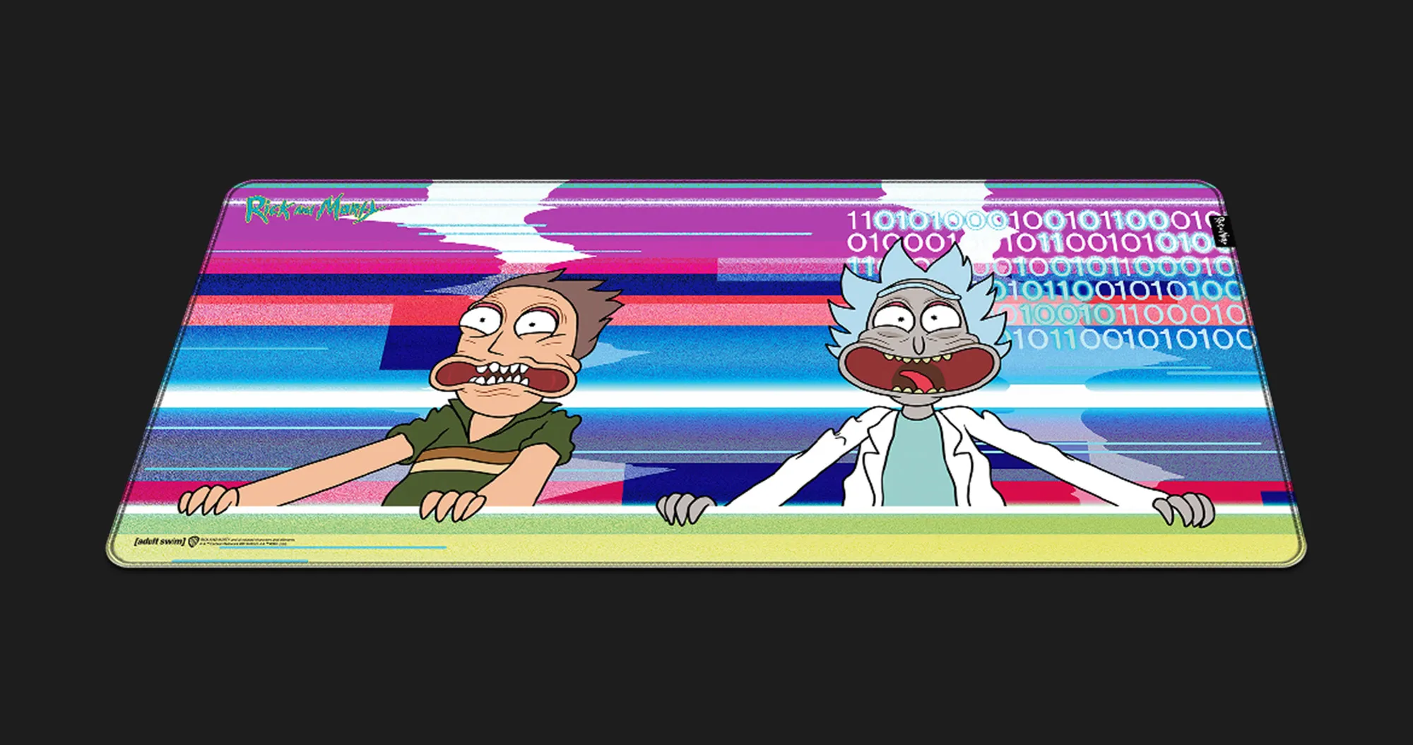 Килимок для миші Warner Bros RICK AND MORTY Glitched (Рік і Морті) XL