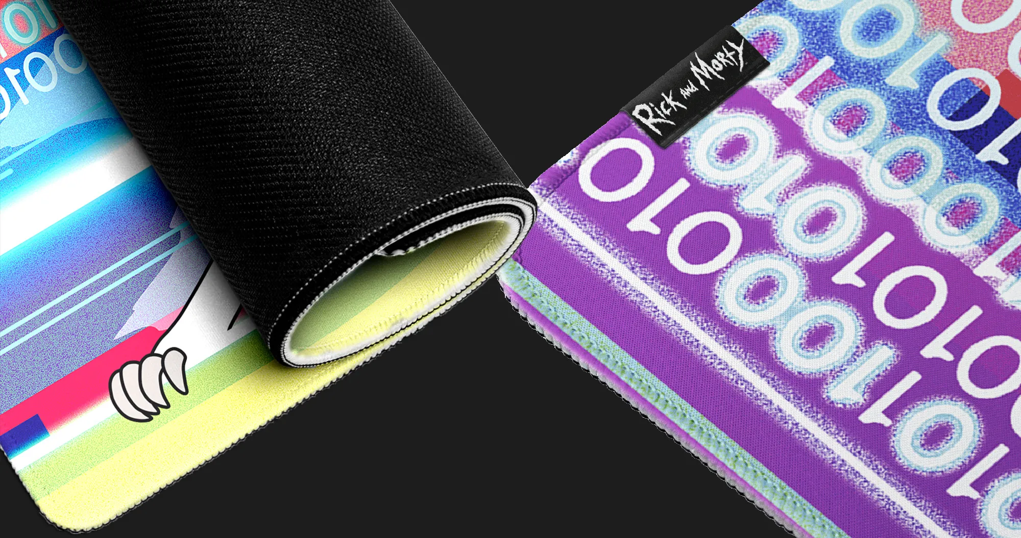 Килимок для миші Warner Bros RICK AND MORTY Glitched (Рік і Морті) XL