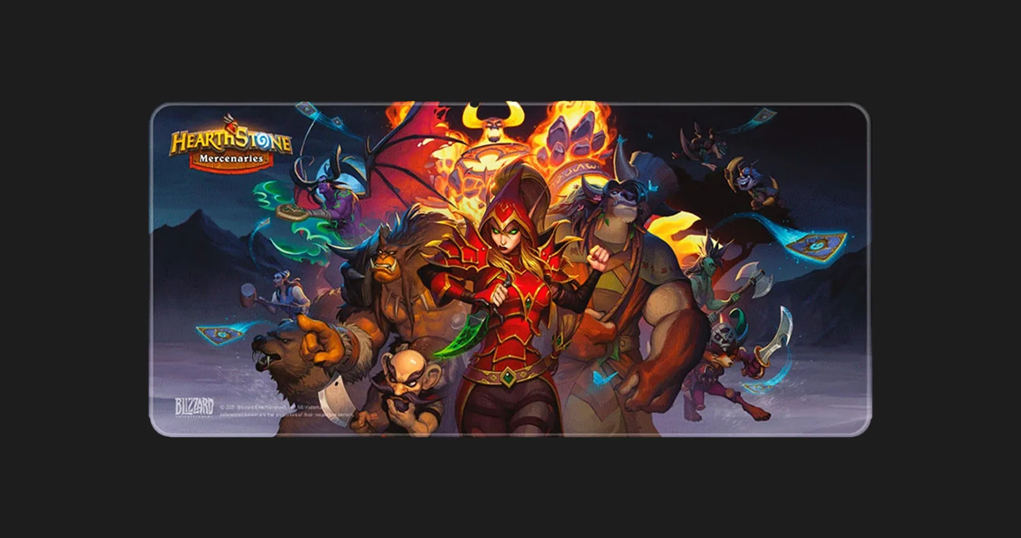Килимок для миші Blizzard HEARTHSTONE Mercenaries, (Хартстоун) XL