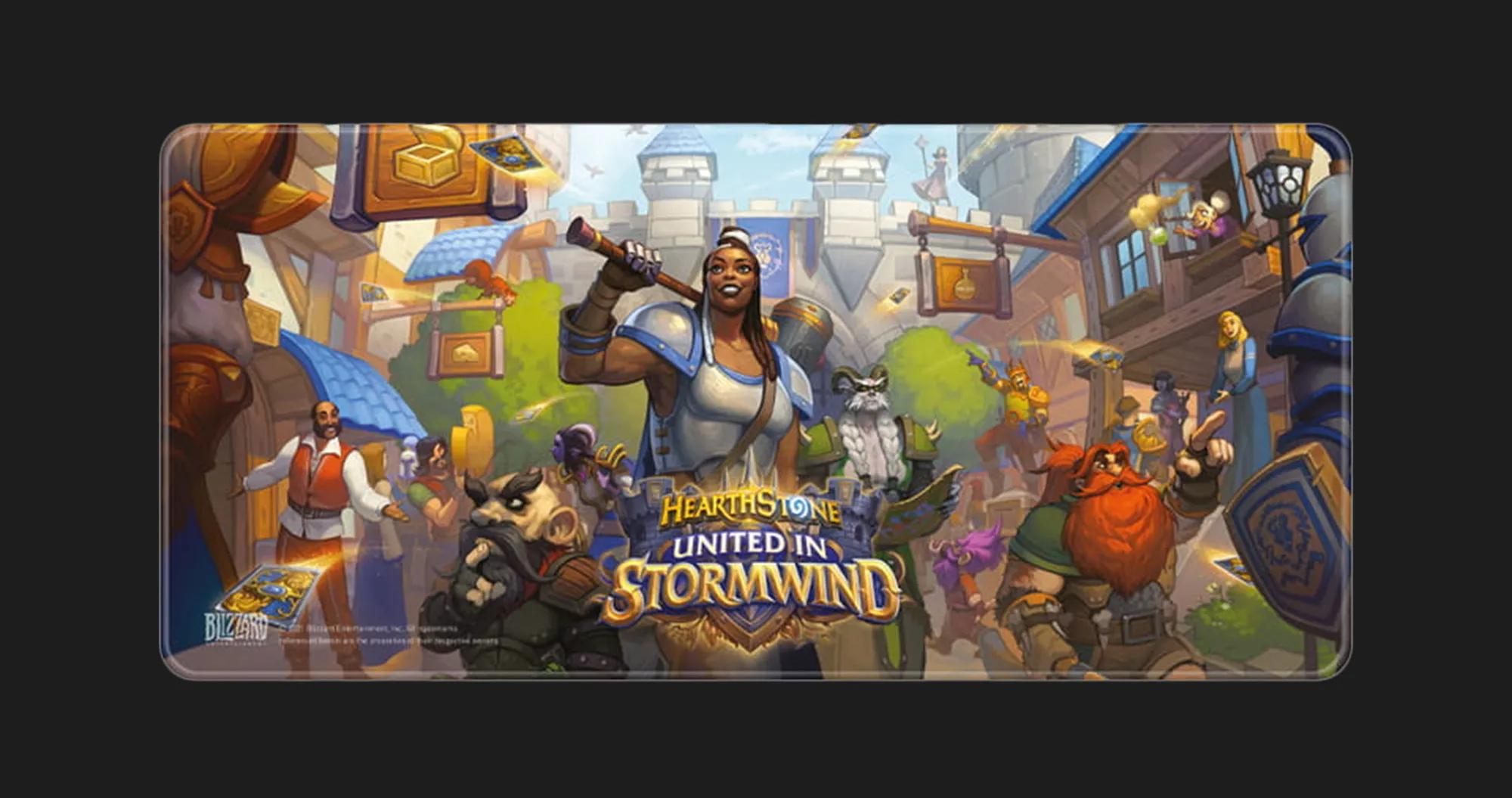 Килимок для миші Blizzard HEARTHSTONE United in Stormwind, (Хартстоун) XL