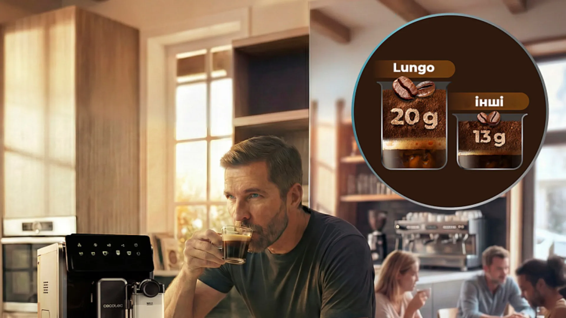 Кавомашина Cecotec Cremmaet Lungo Latte (Black)