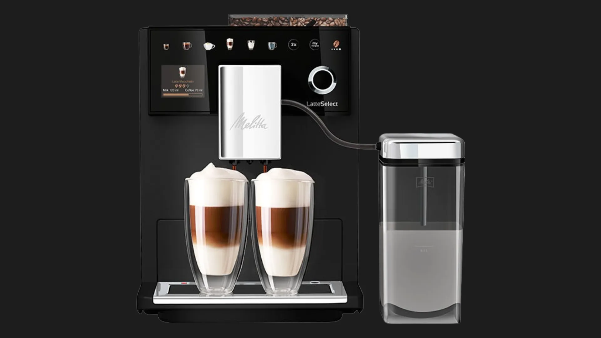 Кавомашина Melitta Latte Select (Frosted Black)