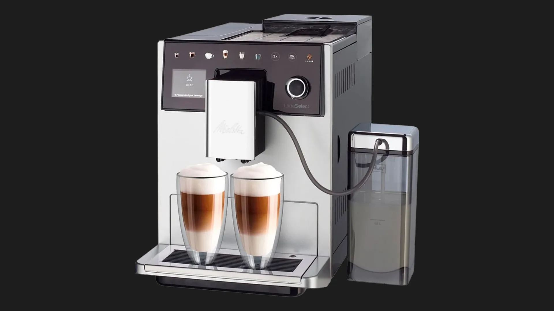 Кавомашина Melitta Latte Select (Frosted Black)