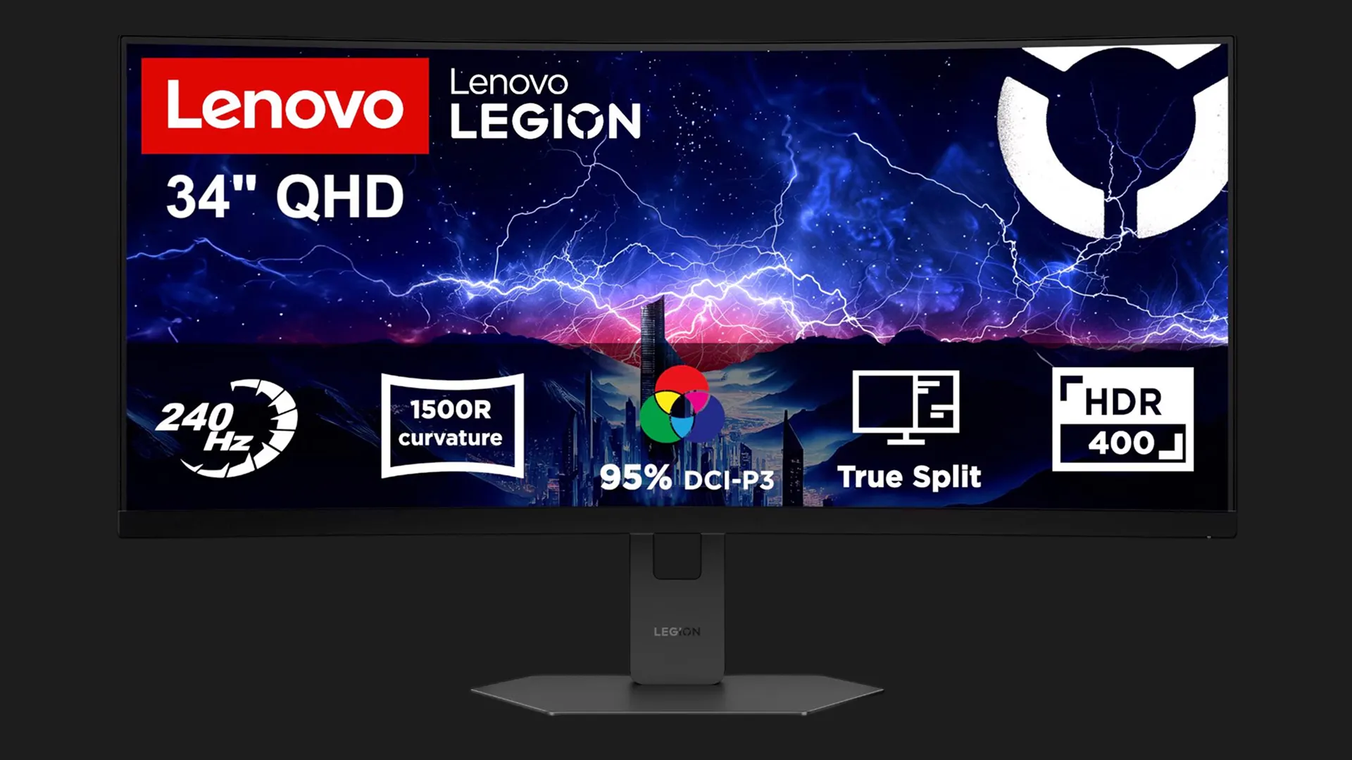Монітор Lenovo 34" Legion 34W-2c VA 180Hz 68F6GACBUA (UA)