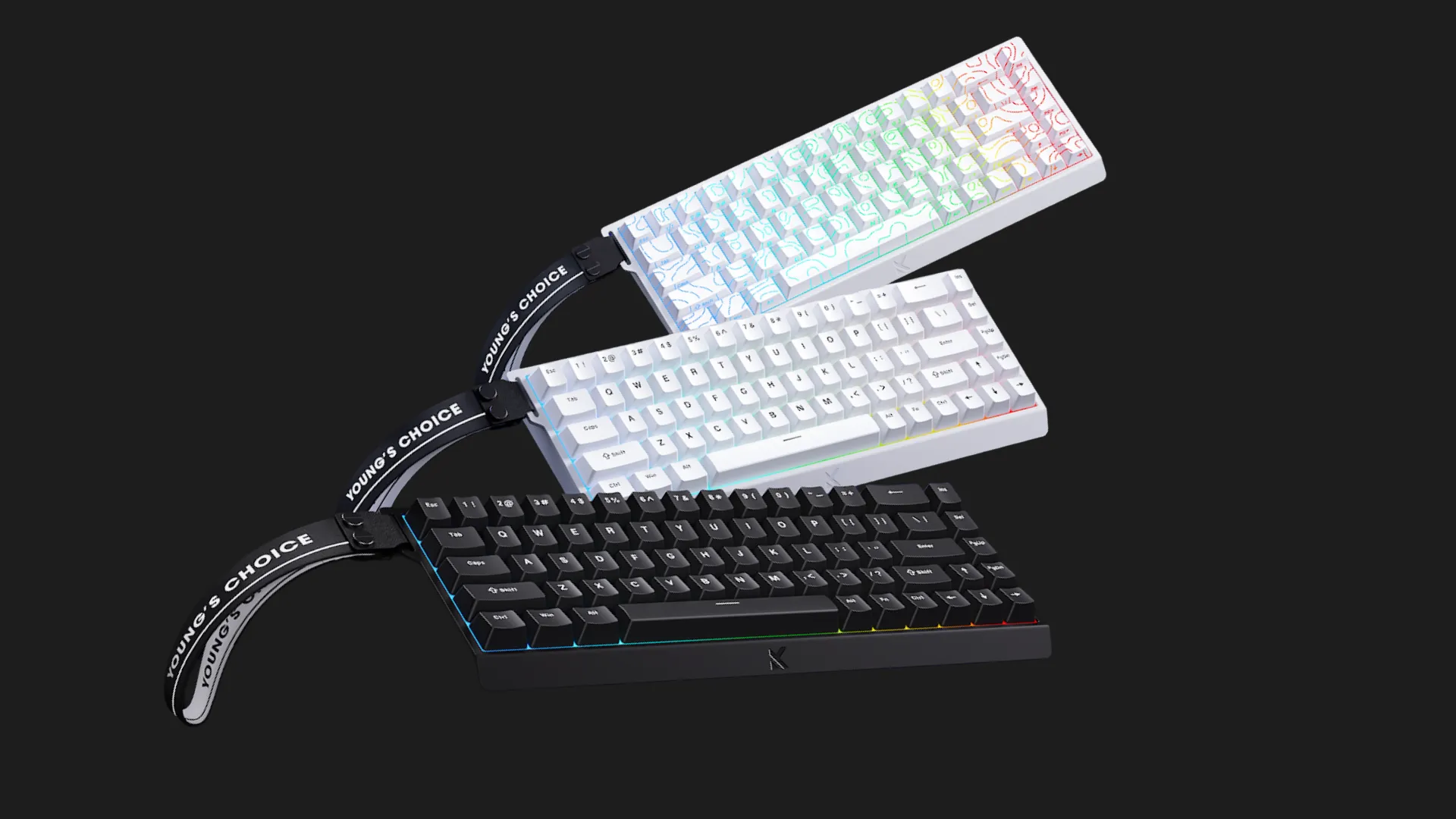 Клавіатура MCHOSE Ace 68 Hall Effect Ultra Esports TTC Dragon Lord Magetic 8K USB-A RGB (Black) (HW-ACE68-33)