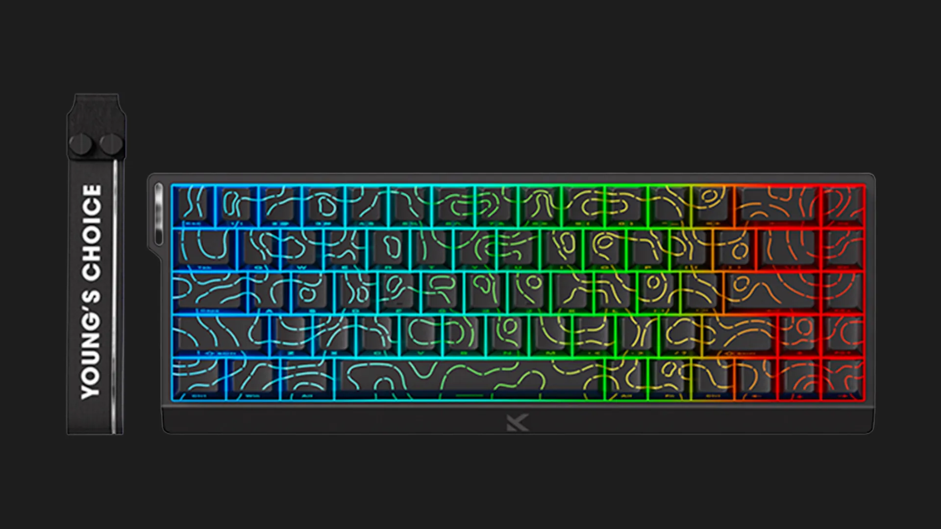 Клавіатура MCHOSE Ace 68 Hall Effect Ultra Esports TTC Dragon Lord Magetic 8K USB-A RGB (Black) (HW-ACE68-33)