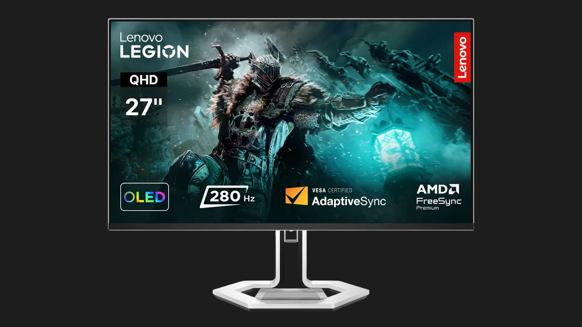 Монітор Lenovo 26.5" Legion Pro 27Q-10 QD-OLED 280Hz 68CFGACBUA (UA)