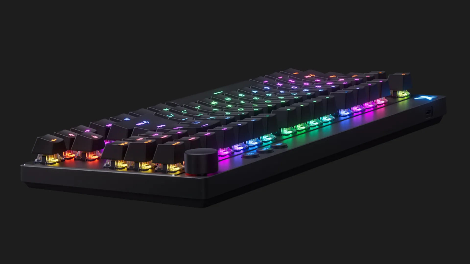 Клавіатура MCHOSE Mix 87 Hall Effect Mount Tai Magnetic 8K USB-A RGB (Black) (HW-MIX87-9)