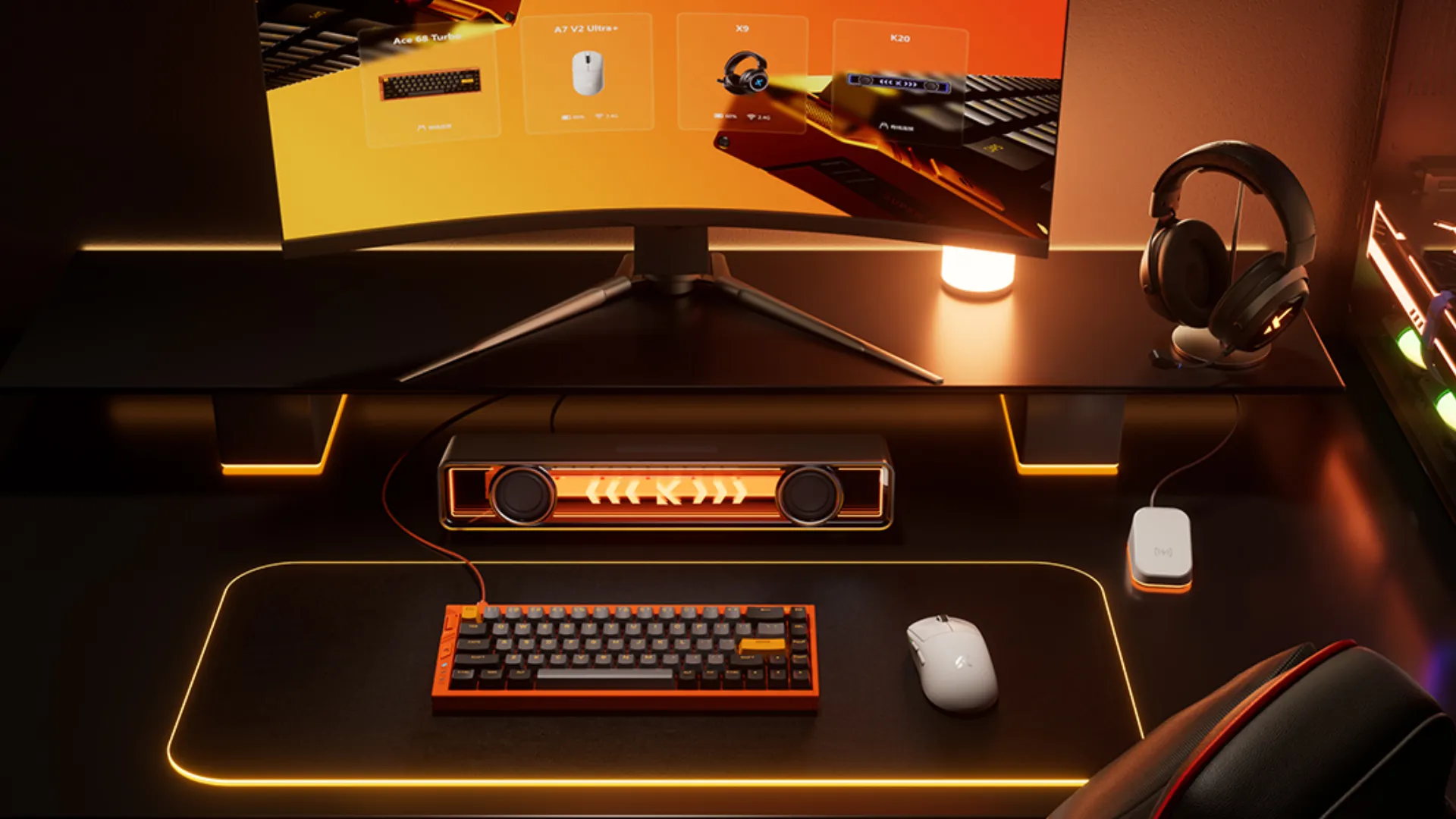 Клавіатура магнітна MCHOSE Ace 68 Turbo Hall Effect Mount Tai Magnetic 16K USB-A RGB (Berry Red) (HW-ACE68TURBO-8)