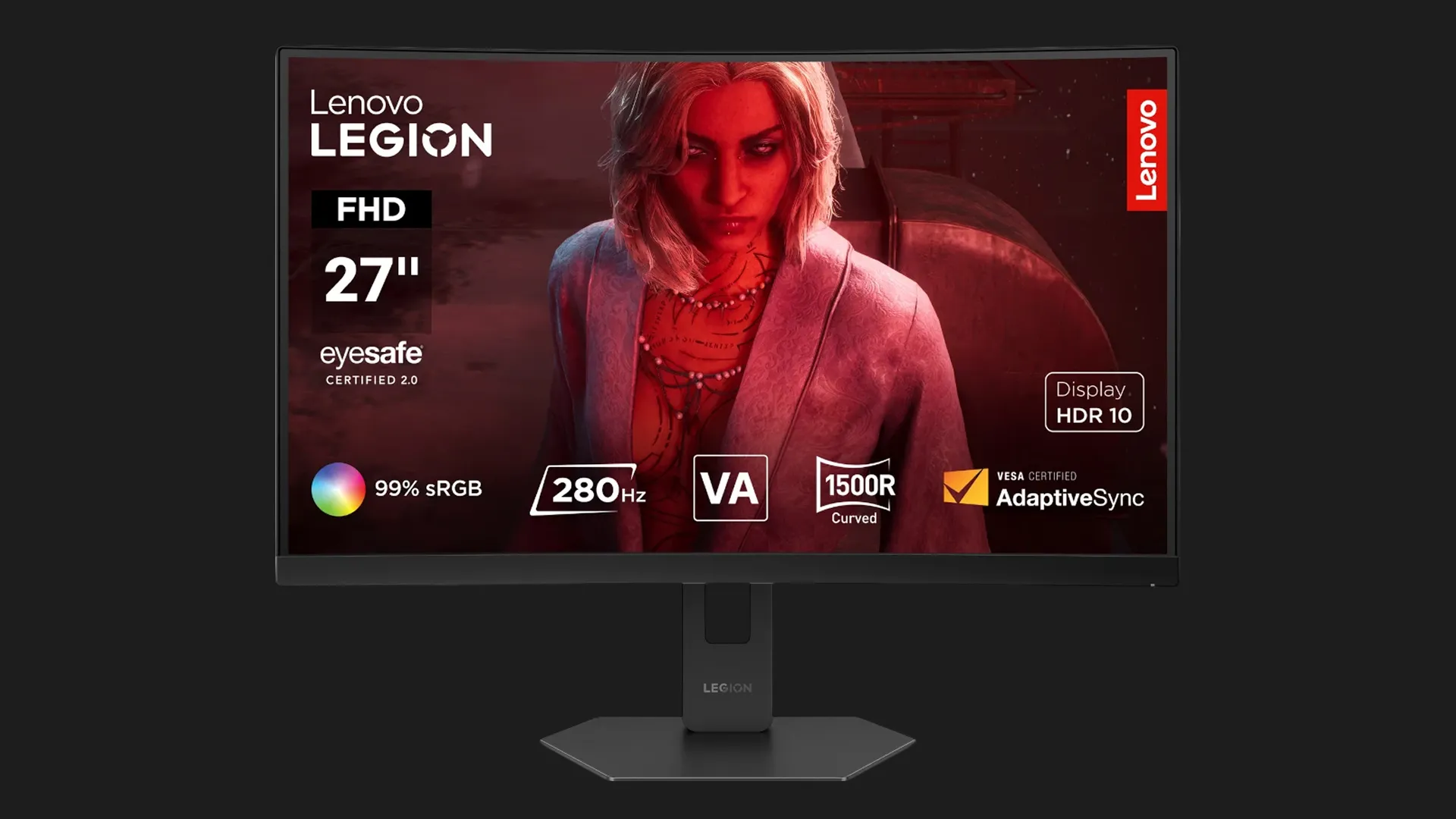 Монітор Lenovo 27" Legion 27-2c VA 280Hz 67EDGAC1UA (UA)
