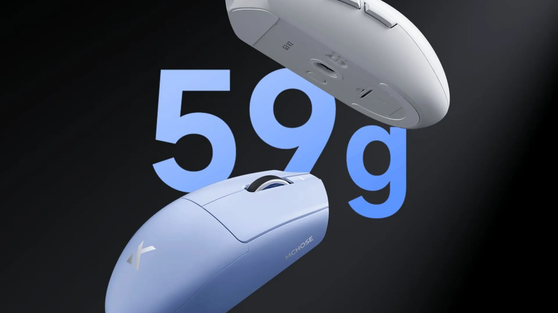 Миша MCHOSE G3 V2 USB-A/WL/BT (Blue) (HW-G3V2-6)