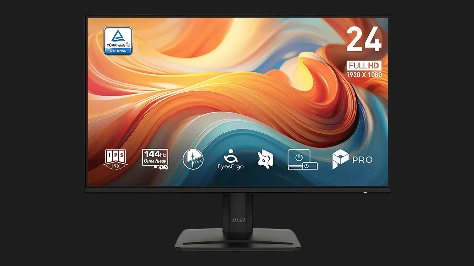 Монітор MSI 23.8" PRO MP243 E14 IPS 144Hz (UA)