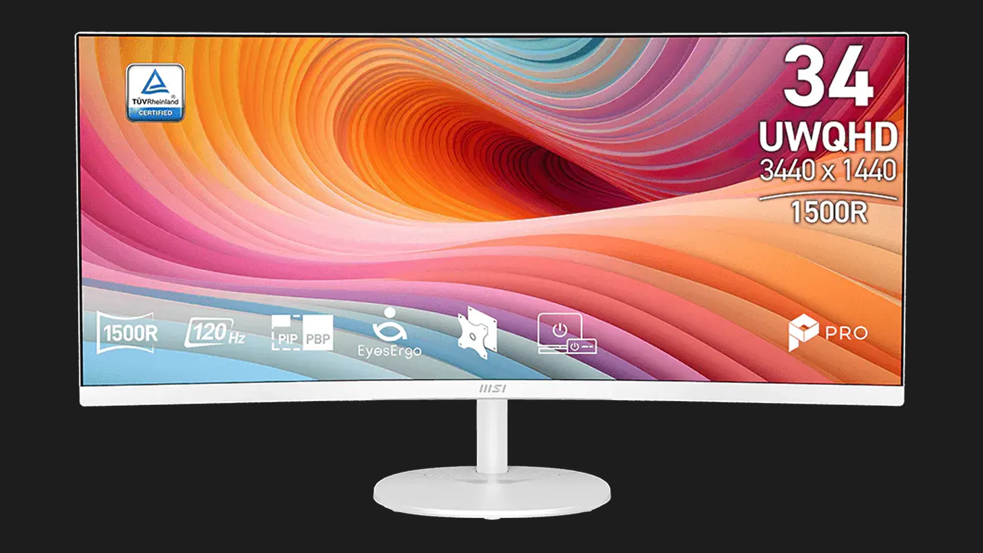 Монитор MSI 34" PRO MP341CQW E12 VA 120Hz (UA)