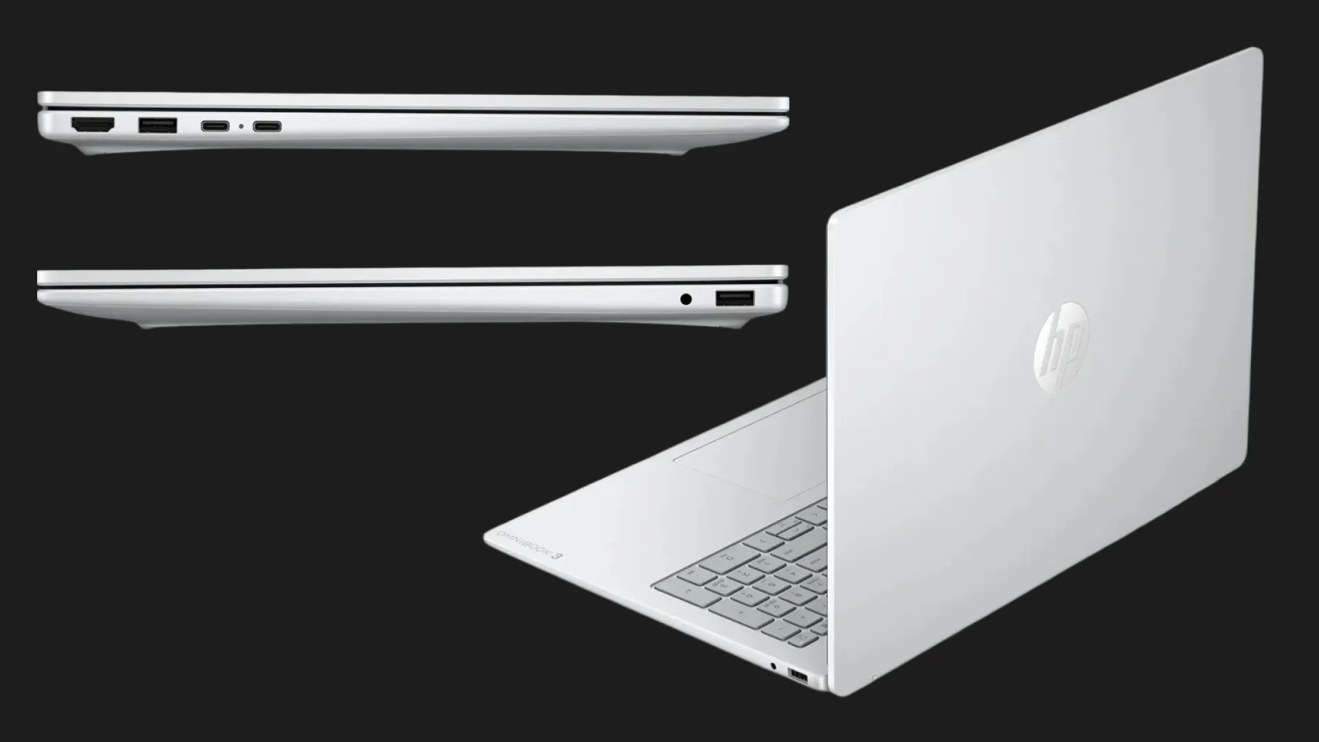 Ноутбук HP OmniBook 3 16-bz00105st 16" (Qualcomm Snapdragon X X1-26-100/16GB/512GB/Qualcomm Adreno) (D1KM7UA)