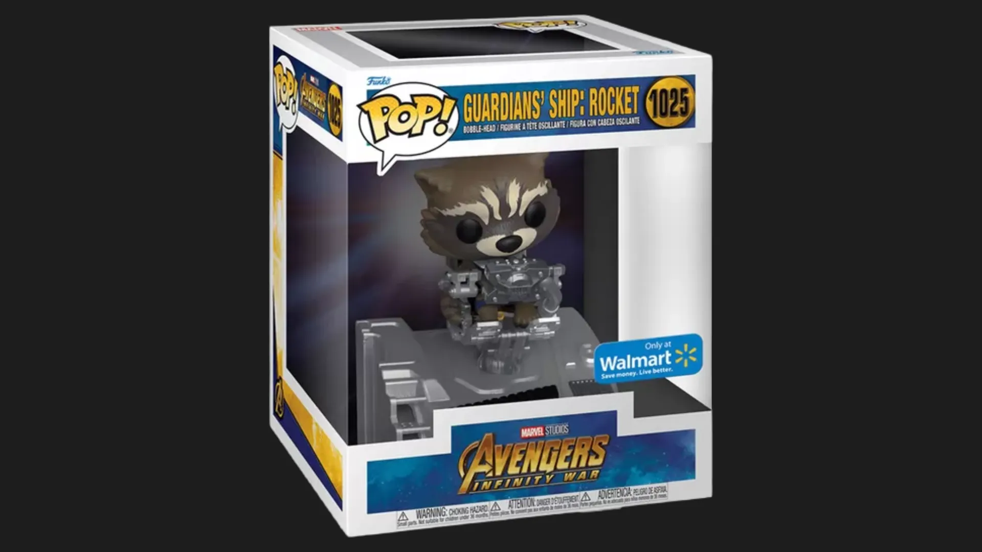 Фігурка Funko Pop! серії Вартові Галактики — Ракета на кораблі (63211)