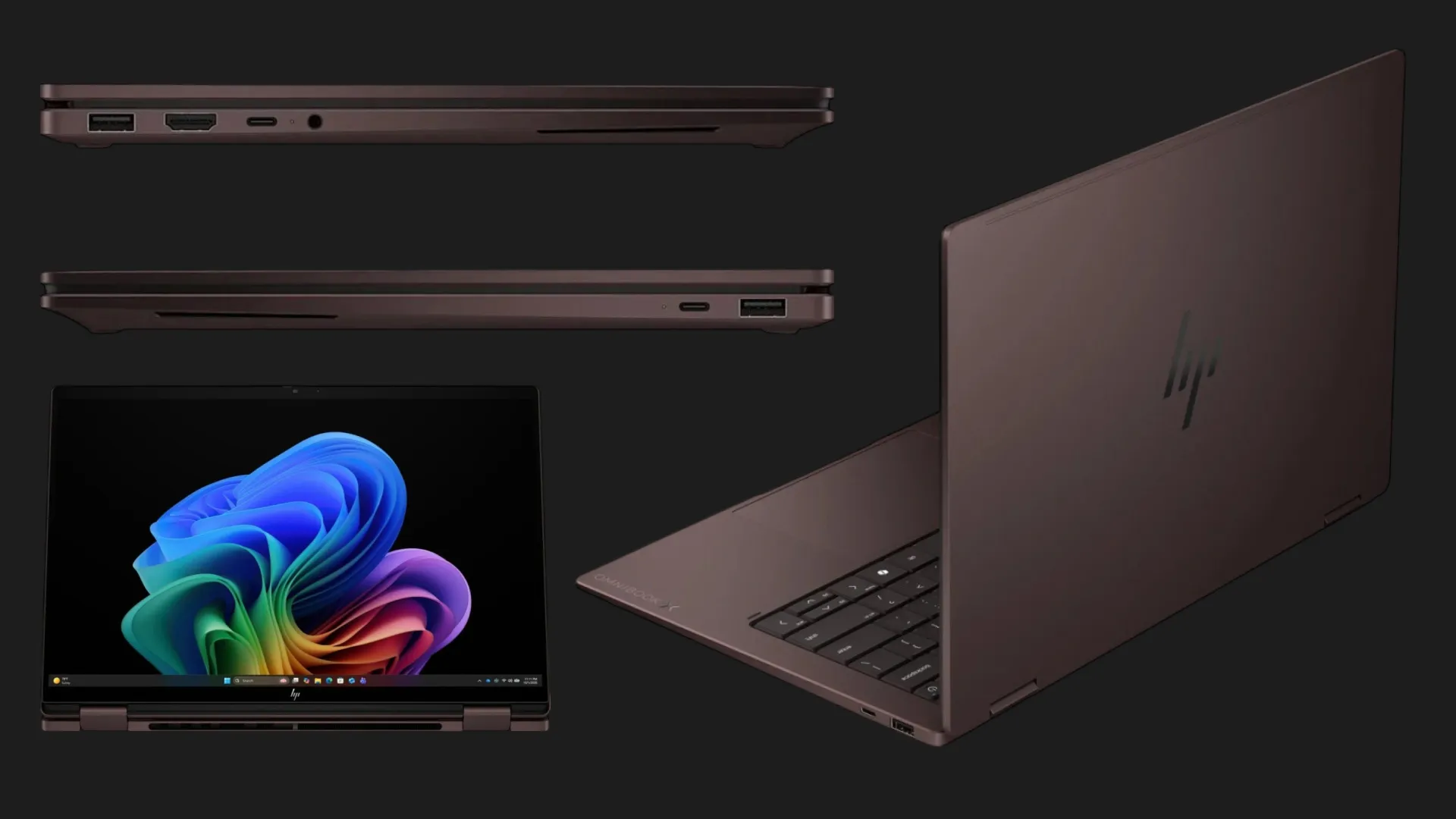 Ноутбук HP OmniBook X Flip 14-KC0013DX 14" (AMD Ryzen AI 5/16GB/512GB/AMD Radeon 840M)(D31MHUA)