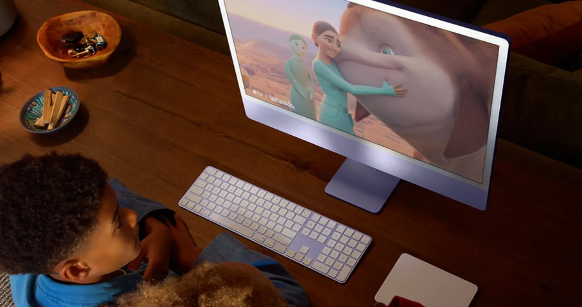Apple iMac 24 with Retina 4.5K, Apple M6, 512GB, 12 CPU / 12 GPU, 32GB RAM, Purple with Nano-texture Display (2026)