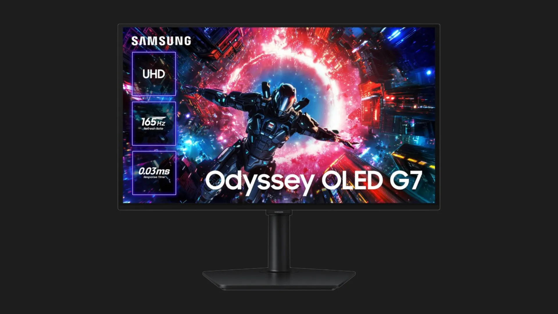 Монитор Samsung 27" Odyssey G7 OLED 165Hz LS27HG702SIXUA