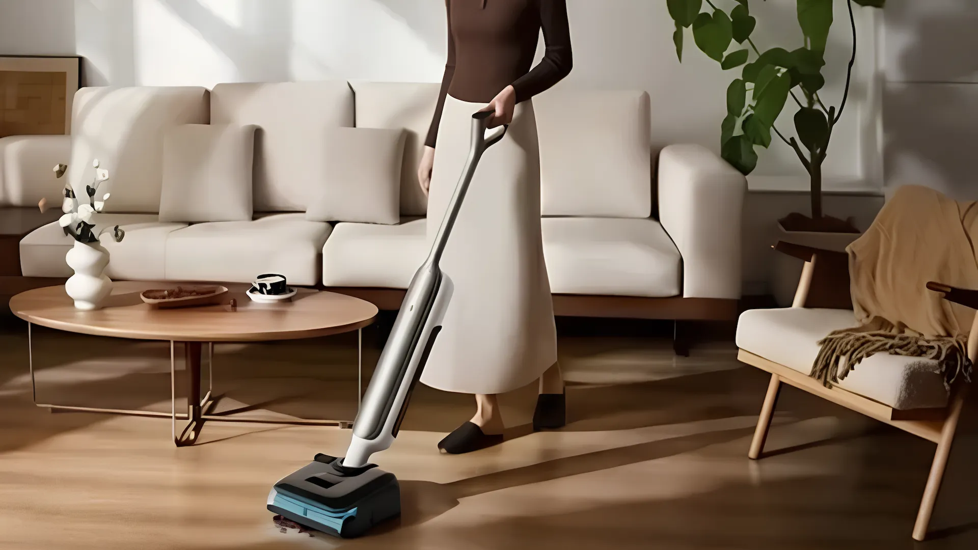 Аккумуляторный пылесос Mijia Truclean 5 Pro (Silver)