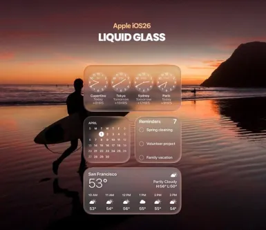 Liquid Glass в iOS 26 переосмислює інтерфейс