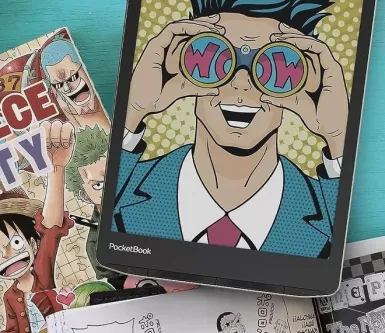 Цветной экран E-Ink в PocketBook против черно-белого