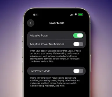В iOS 26 появилась функция, удлиняющая работу батареи