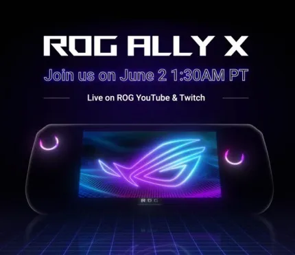 ASUS объявила дату презентации новой игровой консоли ROG Ally X и выпустила тизерный снимок