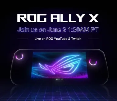 ASUS оголосила дату презентації нової ігрової консолі ROG Ally X і випустила тизерний знімок
