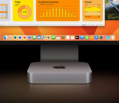 Модульне зберігання та швидший SSD у базовій моделі Mac Mini