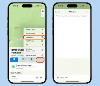 Нові функції в Apple Maps на iOS 18: бібліотека і нотатки для локацій