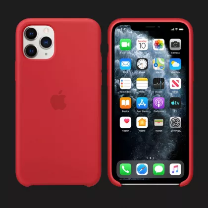 Чохол Silicone Case для iPhone 11 Pro Max (Original Assembly) (Red)