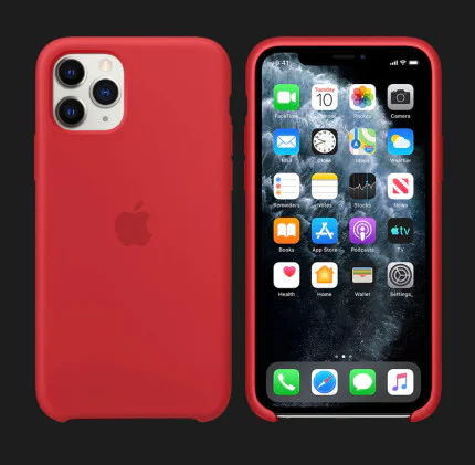 Оригинальный чехол Apple iPhone 11 Pro Silicone Case (Red)