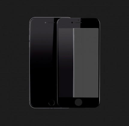 Захисне скло 3D для iPhone 7 Plus / 8 Plus (Black)