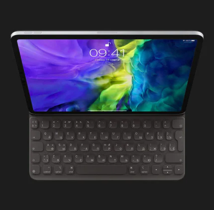 Клавиатура Smart Keyboard Folio для iPad Pro 11, iPad Air (4/5th generation) (Black) (MXNK2)
