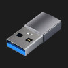 Адаптер Satechi Type-A to Type-C Adapter Space Gray (ST-TAUCM)