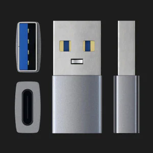 Satechi Type-A to Type-C Adapter Space Gray (ST-TAUCM) в Херсоне