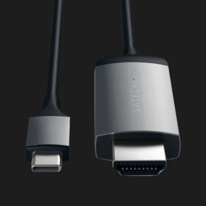 Кабель Satechi Type-C to 4K HDMI Cable Space Gray (ST-CHDMIM) в Києві