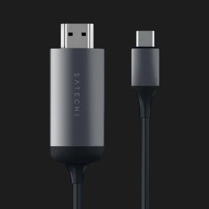 Кабель Satechi Type-C to 4K HDMI Cable Space Gray (ST-CHDMIM) в Києві