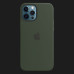 Оригинальный чехол Apple Silicone Case with MagSafe для iPhone 12 Pro Max (Cyprus Green) (MHLC3)
