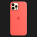 Оригинальный чехол Apple Silicone Case with MagSafe для iPhone 12 Pro Max (Pink Citrus) (MHL93)
