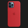 Оригинальный чехол Apple Silicone Case with MagSafe для iPhone 12 | 12 Pro (PRODUCT)RED (MHL63)