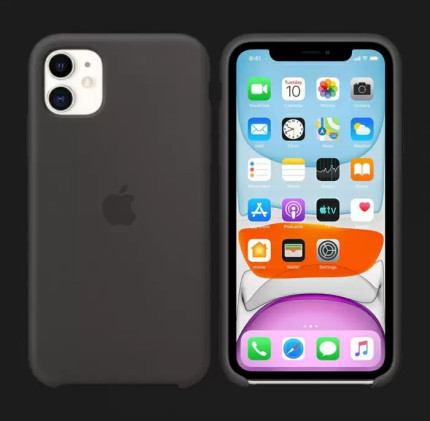 Чохол Silicone Case для iPhone 11 (Original Assembly) (Black)