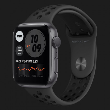 Apple Watch Nike SE 40mm Space Gray Aluminium Case with Anthracite Black Nike Sport Band (MYYF2 | MKQ33) в Мукачево