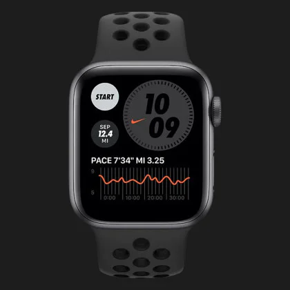 Apple Watch Nike SE 40mm Space Gray Aluminium Case with Anthracite Black Nike Sport Band (MYYF2 | MKQ33) в Кам'янці - Подільскому