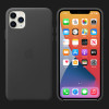 Оригинальный чехол Apple Leather Case для iPhone 11 Pro Max (Black)