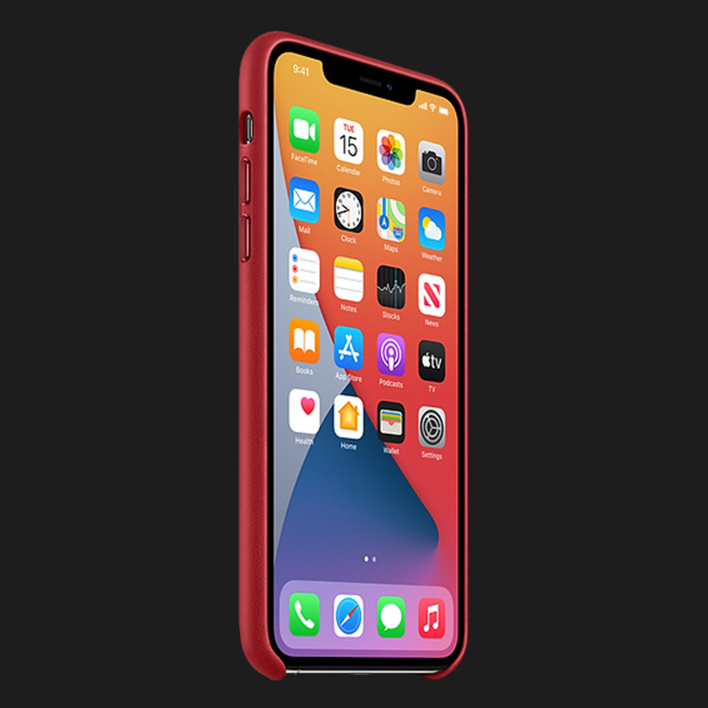 Оригінальний чохол Apple Leather Case для iPhone 11 Pro (PRODUCT Red)