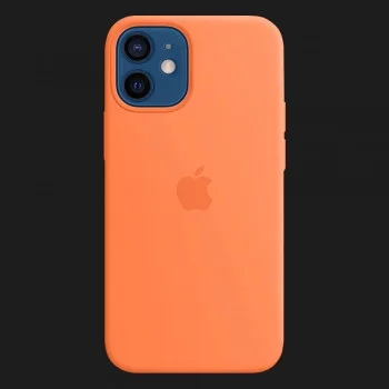 Оригінальний чохол Apple Silicone Case with MagSafe для iPhone 12 mini (Kumquat) (MHKN3)