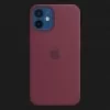 Оригінальний чохол Apple Silicone Case with MagSafe для iPhone 12 mini (Plum) (MHKQ3)