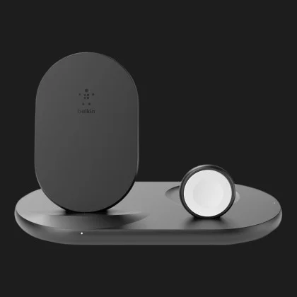 Зарядний пристрій Belkin Boost 3-in-1 Wireless Charger (Black) в Новому Роздолі