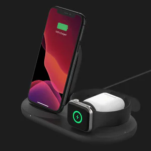 Зарядное устройство Belkin Boost 3-in-1 Wireless Charger (Black) в Хмельницком